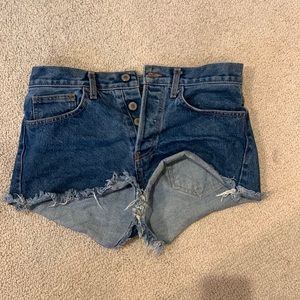 Denim cut offs